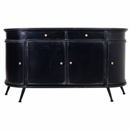 Credenza Alexandra House Living Nero Ferro 40 x 80 x 150 cm