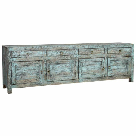 Credenza Alexandra House Living Nero Verde Legno di mango 40 x 70 x 240 cm