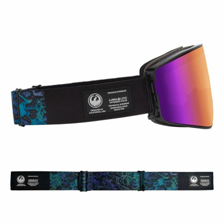 Occhiali da Sci Snowboard Dragon Alliance Pxv2 Lumalens Midnight Nero