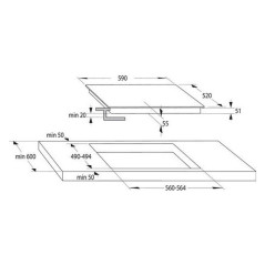 Piano Cottura ad Induzione Hisense I6337C 60 cm