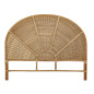 Testiera del Letto Romimex Naturale Rattan 160 x 160 x 5 cm