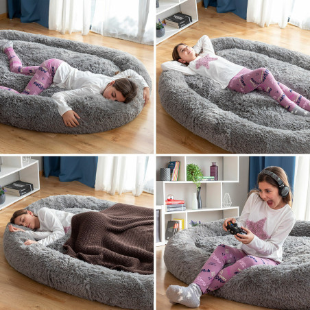 Letto Cani per Umani  Human Dog Bed XXL InnovaGoods Grey