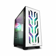 Case computer desktop ATX Sharkoon CA300T LED RGB Bianco