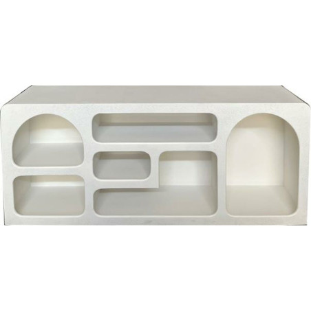 Mobile TV Home ESPRIT Bianco 120 x 26 x 50 cm