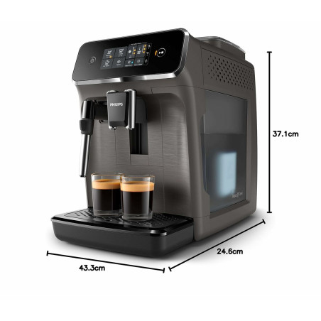 Caffettiera superautomatica Philips EP2224/10 1,8 l 1500W Antracite 1500 W 15 bar 1,8 L