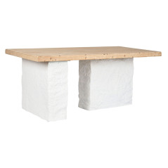 Tavolo da Pranzo Home ESPRIT Bianco Resina Abete 180 x 90 x 77 cm