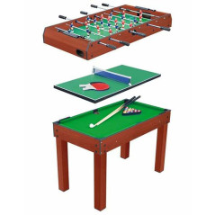 Tavolo multi-gioco 120 x 80 x 61 cm 3 in 1