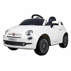 Macchina Elettrica per Bambini Fiat 500 Bianco