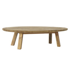 Tavolino da Caffè DKD Home Decor Naturale Marrone Legno Legno Riciclato 139 x 59 x 35 cm 140 x 60 x 35 cm