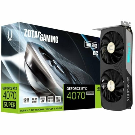 Scheda Grafica Zotac Gaming GeForce RTX 4070 SUPER Twin Edge OC GEFORCE RTX 4070 12 GB GDDR6