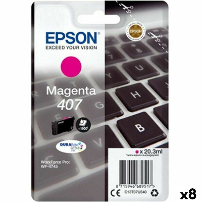 Cartuccia ad Inchiostro Originale Epson WorkForce Pro 4745 Series Magenta (8 Unità)