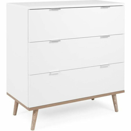 Cassettiera Scandinavian Bianco 79,8 x 40 x 86,5 cm