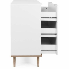 Cassettiera Scandinavian Bianco 79,8 x 40 x 86,5 cm