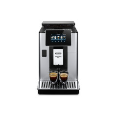 Caffettiera superautomatica DeLonghi PrimaDonna ECAM 610.55.SB in metallo 1450 W 19 bar 2,2 L