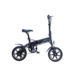 Bicicletta Elettrica Skate Flash Urban Compact 14" Nero/Blu 250 W