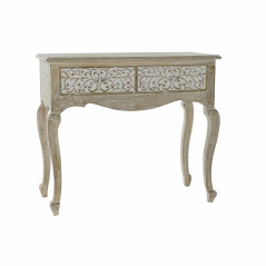 Consolle DKD Home Decor Bianco Multicolore Legno Legno di mango 92 x 42 x 81 cm