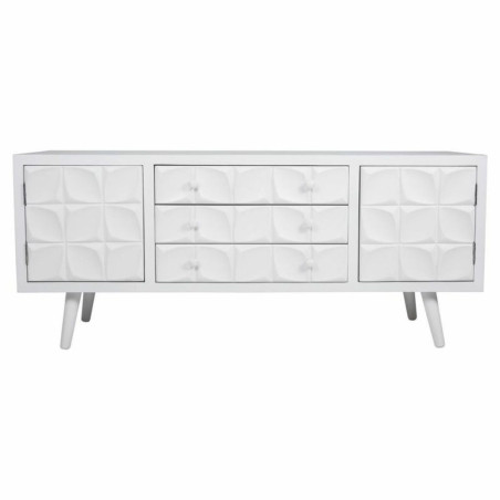 Cassettiera multiuso Alexandra House Living Bianco Legno di abete Legno MDF 43 x 58 x 136 cm