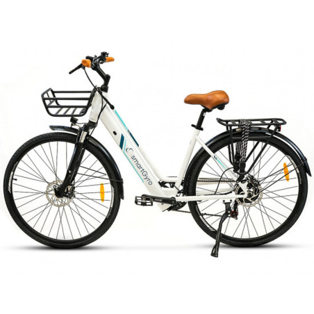 Bicicletta Elettrica Smartgyro SUNSET 250 W 10000 mAh 27,5" Bianco