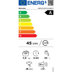 Lavatrice Electrolux EN6T4722NF 40 cm 1200 rpm 7 kg