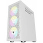 Case computer desktop ATX Nfortec Aqueronte Bianco Nero