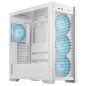 Case computer desktop ATX Asus TUF GAMING GT302 TG ARGB Bianco Multicolore