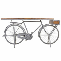 Ingresso Alexandra House Living Bike Argentato Legno Ferro 50 x 94 x 198 cm