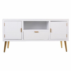 Credenza Alexandra House Living Bianco Dorato 40 x 61 x 121 cm