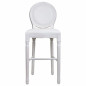 Sgabello Alexandra House Living Bianco Poliuretano 46 x 116 x 52 cm