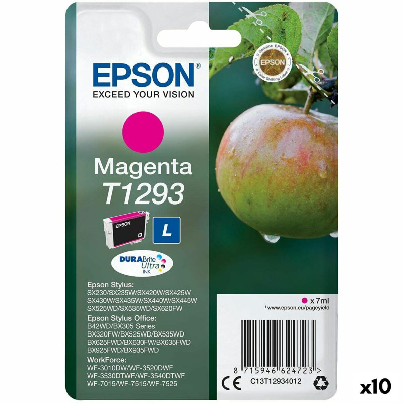 Cartuccia ad Inchiostro Originale Epson SX 235W /420W/425W/ OFFICE BX305F/320FW Magenta (10 Unità)