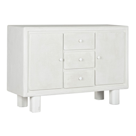 Credenza Home ESPRIT Bianco Abete Legno MDF 120 x 38 x 80 cm