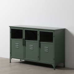 Credenza Menta Cristallo Ferro 120 x 35 x 76 cm