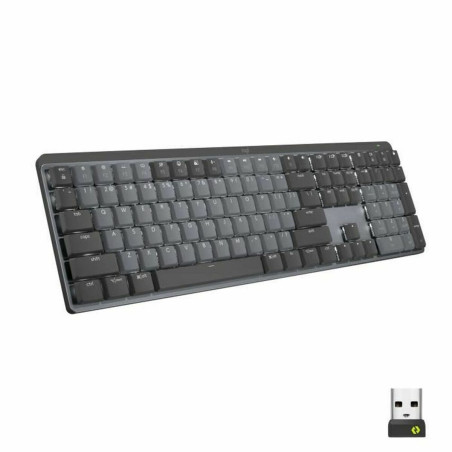 Tastiera Logitech MX Mechanical USB Grafite Retroilluminato Senza Fili AZERTY