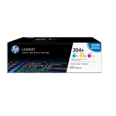 Toner Originale HP 304A Ciano/Magenta/Giallo (1 Unità)