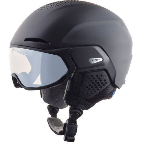 Casco da sci Alpina A9238330 Nero Monocromatica 59-63 cm