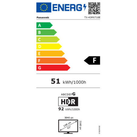 Televisione Panasonic TX43MX710 4K Ultra HD 43" LED HDR10