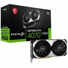 Scheda Grafica MSI GeForce RTX 4070 Ti SUPER VENTUS 2X OC GEFORCE RTX 4070 16 GB GDDR6