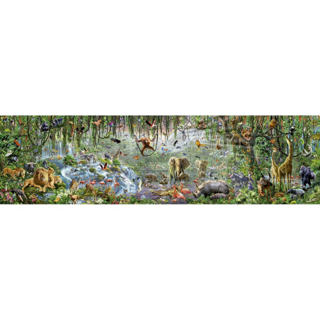 Puzzle Educa 16066.0 The Wild Life (FR) 33600 Pezzi 570 x 157 cm