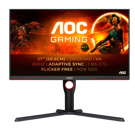 Monitor Gaming AOC 27" 180 Hz 2K