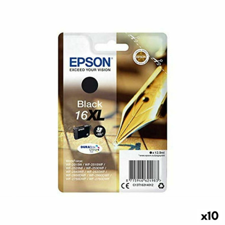 Cartuccia ad Inchiostro Originale Epson Nº16XL Nero (10 Unità)