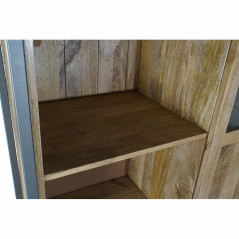 Stand Espositore DKD Home Decor 8424001807383 110 x 45 x 200 cm Cristallo Metallo Legno di mango