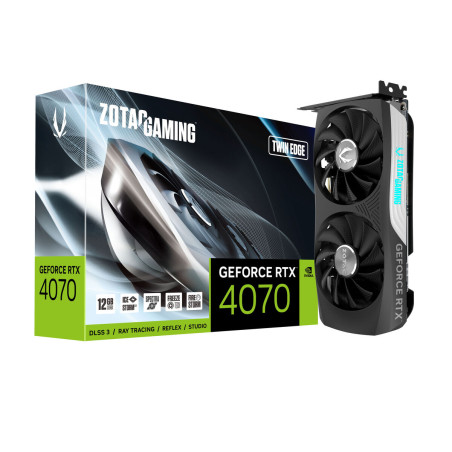 Scheda Grafica Zotac GeForce RTX 4070 Twin Edge GEFORCE RTX 4070 GDDR6X 12 GB