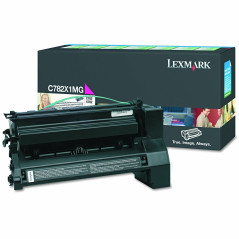 Toner Originale Lexmark C782X1MG Nero Magenta