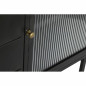 Credenza DKD Home Decor Naturale Nero Dorato Metallo Legno di mango (145 x 40 x 85 cm)