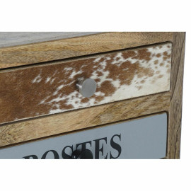 Cassettiera DKD Home Decor Metallo Legno di mango (45 x 35 x 120 cm)