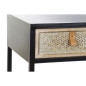 Console Home ESPRIT Marrone Nero Legno Metallo 120 x 38 x 80 cm