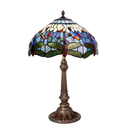 Lampada da tavolo Viro Belle Epoque Azzurro Zinco 60 W 40 x 60 x 40 cm