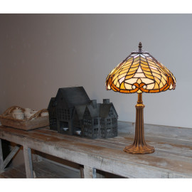Lampada da tavolo Viro Dalí Ambra Zinco 60 W 30 x 50 x 30 cm