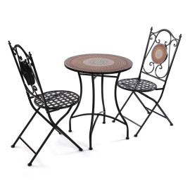 Tavolo con 2 sedie Versa Fiji 60 x 71 x 60 cm