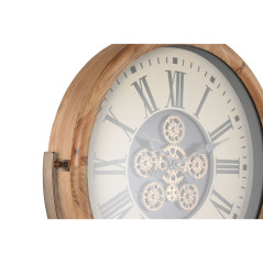Orologio Home ESPRIT Cristallo Legno di abete 61 x 55 x 183 cm