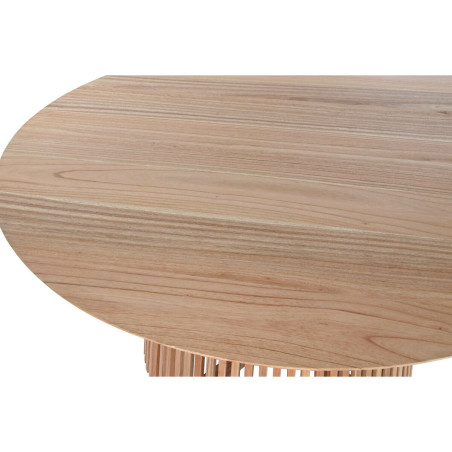 Tavolo da Pranzo Home ESPRIT Naturale legno di mindi 150 x 150 x 75 cm